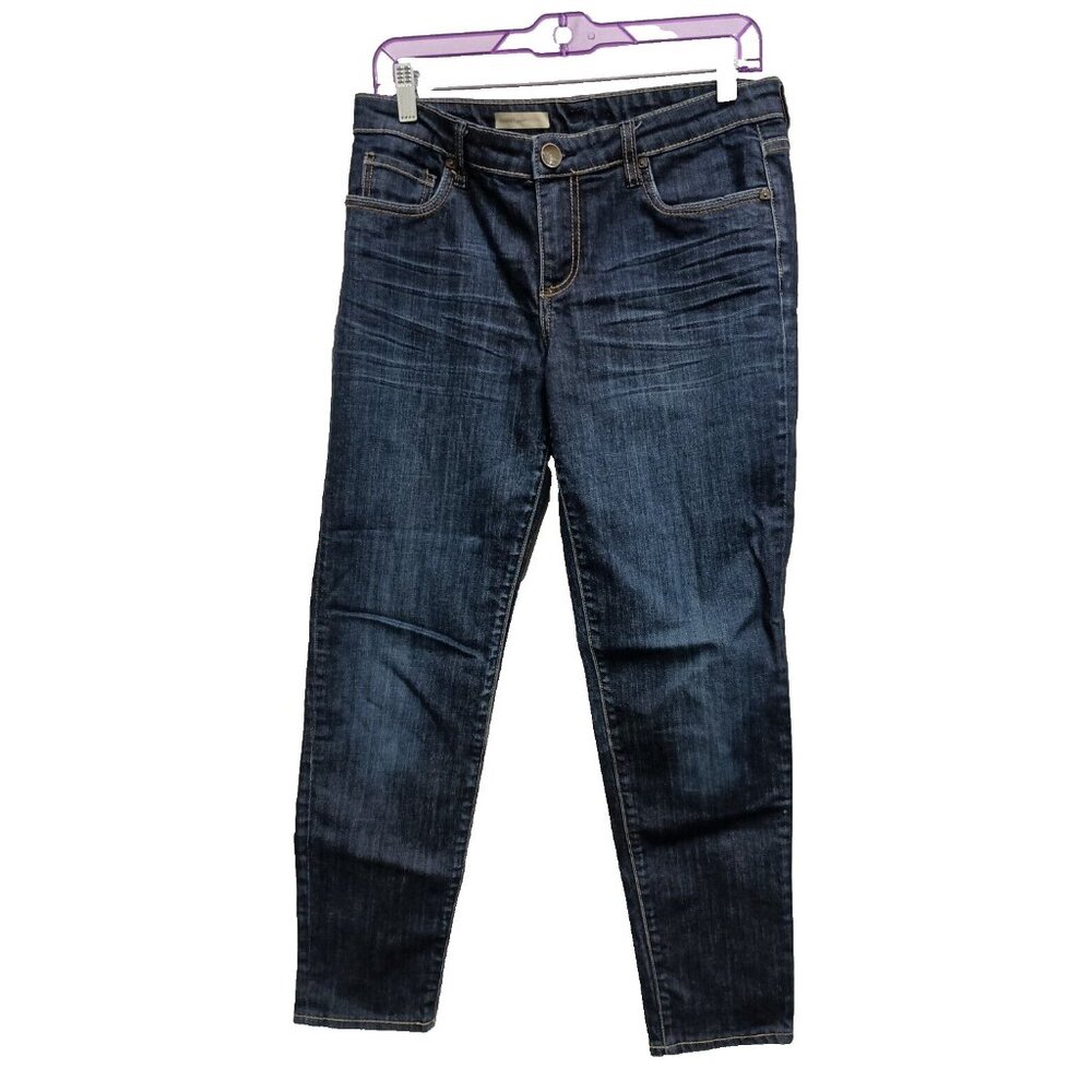 Kut from the Kloth Womenth Audrey Skinny Jeans Size 8‎ Dark Blue Denim Ankle